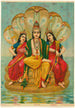 Shesha Narayana - Raja Ravi Varma — vista de la obra
