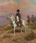 Napoleón a caballo - Raymond Desvarreux — vista de la obra