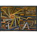Reproduction of the painting Rayonnement et rotation - Paul Klee
