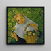 Recolección de frutas y flores - Vincente Mulet y Claver — cuadro enmarcado en la pared