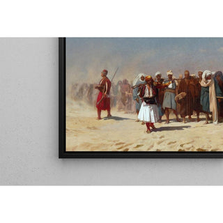 Recrues égyptiennes traversant le désert - Jean-Léon Gérôme | Reproduction Tableau Décoration murale affiche copie