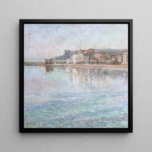 Reflets sur la mer à Menton Côte d'Azur - Anna De Weert