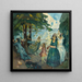 Racing Painting - Leo Putz — framed artwork on a wall