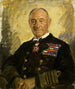 Retrato del conde Jellicoe - Reginald Eves — vista de la obra