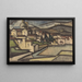 View of an Italian city - Reijer Stolk — framed artwork on a wall
