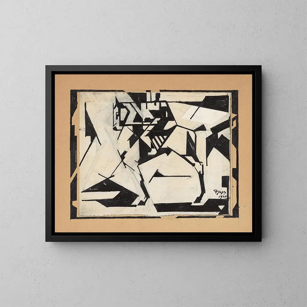 Caballero - Reijer Stolk — cuadro enmarcado en la pared