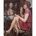 Reproduction of the painting Queen of Hearts Painting - Portrait of Lili - Gerda Wegener