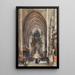 L'intérieur de Saint-Étienne with the high altar and the figurative staff - Reinhold Völkel — artwork view