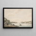 Vista del puerto de Curaçao - Reinier Frederik baron van Raders — cuadro enmarcado en la pared