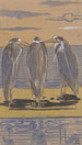 Tres garzas en un dique - Reinier Willem Petrus de Vries — vista de la obra