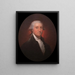 George Washington 1732–1799 - Rembrandt Peale — framed artwork on a wall