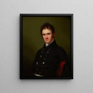 Rembrandt Peale - Portrait of Commander Lewis Warrington.webp