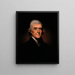 Thomas Jefferson - Rembrandt Peale — cuadro enmarcado en la pared