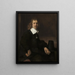 A young man sitting at a table, perhaps Govaert Flinck - Rembrandt van Rijn — framed artwork on a wall