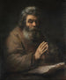 Un hombre mayor en oración - Rembrandt van Rijn — vista de la obra