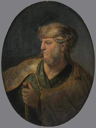 Rembrandt van Rijn - Bust of a man in Oriental costume.webp