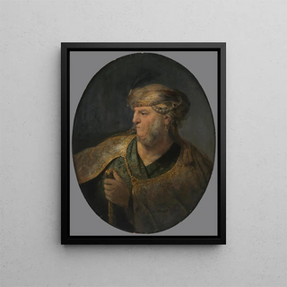 Rembrandt van Rijn - Bust of a man in Oriental costume.webp