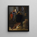 Minerve - Rembrandt van Rijn — cuadro enmarcado en la pared