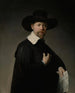 Portrait of Marten Looten - Rembrandt van Rijn — artwork view