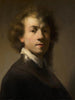 Retrato de Rembrandt con un gorguera - Rembrandt van Rijn — vista de la obra