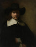 Retrato de un hombre - Rembrandt van Rijn — vista de la obra