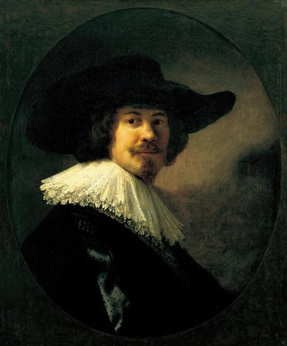 Rembrandt van Rijn - Portrait of a Man in a BroadBrimmed Hat.webp