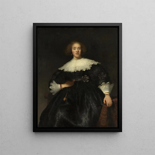 Rembrandt van Rijn - Portrait of a Young Woman with a Fan.webp