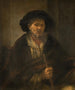 Retrato de un anciano - Rembrandt van Rijn — vista de la obra
