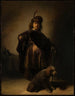 Retrato del artista con traje oriental - Rembrandt van Rijn — vista de la obra