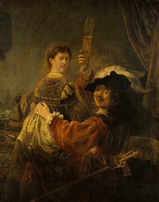 Rembrandt van Rijn - Rembrandt and Saskia in the Scene of the Prodigal Son.webp