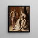 Samson y Dalila - Rembrandt van Rijn — cuadro enmarcado en la pared