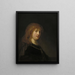 Saskia van Uylenburgh, the wife of the artist - Rembrandt van Rijn — framed artwork on a wall