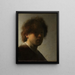 Autorretrato Rembrandt van Rijn - Rembrandt van Rijn — cuadro enmarcado en la pared