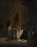 Canto de alabanza de Simeón - Rembrandt van Rijn — vista de la obra