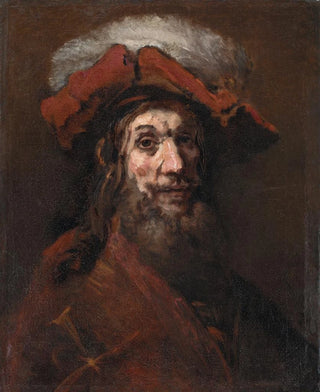 Rembrandt van Rijn - Sketch for The Knight with the Falcon known as The Crusader.webp