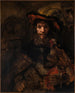 El caballero con halcón - Rembrandt van Rijn — vista de la obra