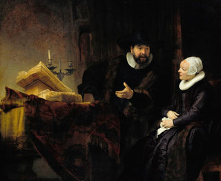 Rembrandt van Rijn - The Mennonite Preacher Anslo and his Wife.webp