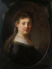 Joven mujer con disfraz fantástico - Rembrandt van Rijn — vista de la obra