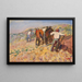 Labourage dans le Vaucluse - René Auguste Seyssaud — framed artwork on a wall