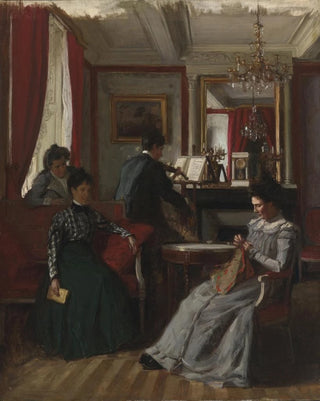 Ren Franois Xavier Prinet - Salon de famille.webp