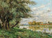 Near the meadows of Fontainebleau by the riverbank - René Maurice Fath — artwork view