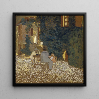 Comida en un jardín - Édouard Vuillard