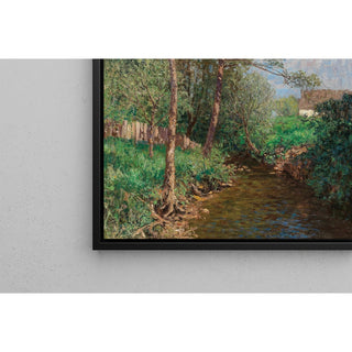 Reproduction A Sunny Landscape with Stream - Alfred Zoff