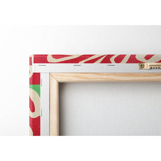 Reproduction Algue Blanche sur Fond Rouge et Vert - Henri Matisse