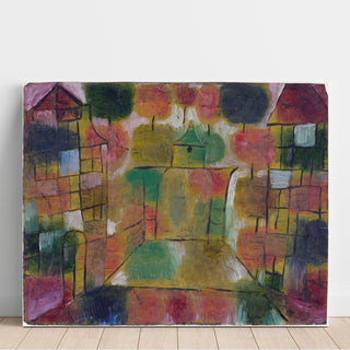 Reproduction Arbre et rythmes architecturaux - Paul Klee