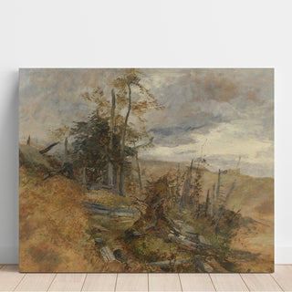 Reproduction Arbres abattus par le vent - Marie Egner
