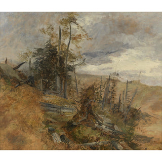 Reproduction Arbres abattus par le vent - Marie Egner