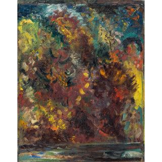 Reproduction Automne sur les rives d'une rivière - Arnold Peter Weisz-Kubincan