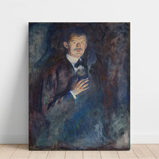 Reproduction Autoportrait à la cigarette - Edvard Munch