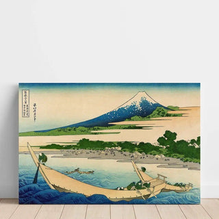 Reproduction Baie de Tago près d'Ejiri sur le Tōkaidō Tōkaidō Ejiri Tago no ura ryaku zu - Katsushika Hokusai